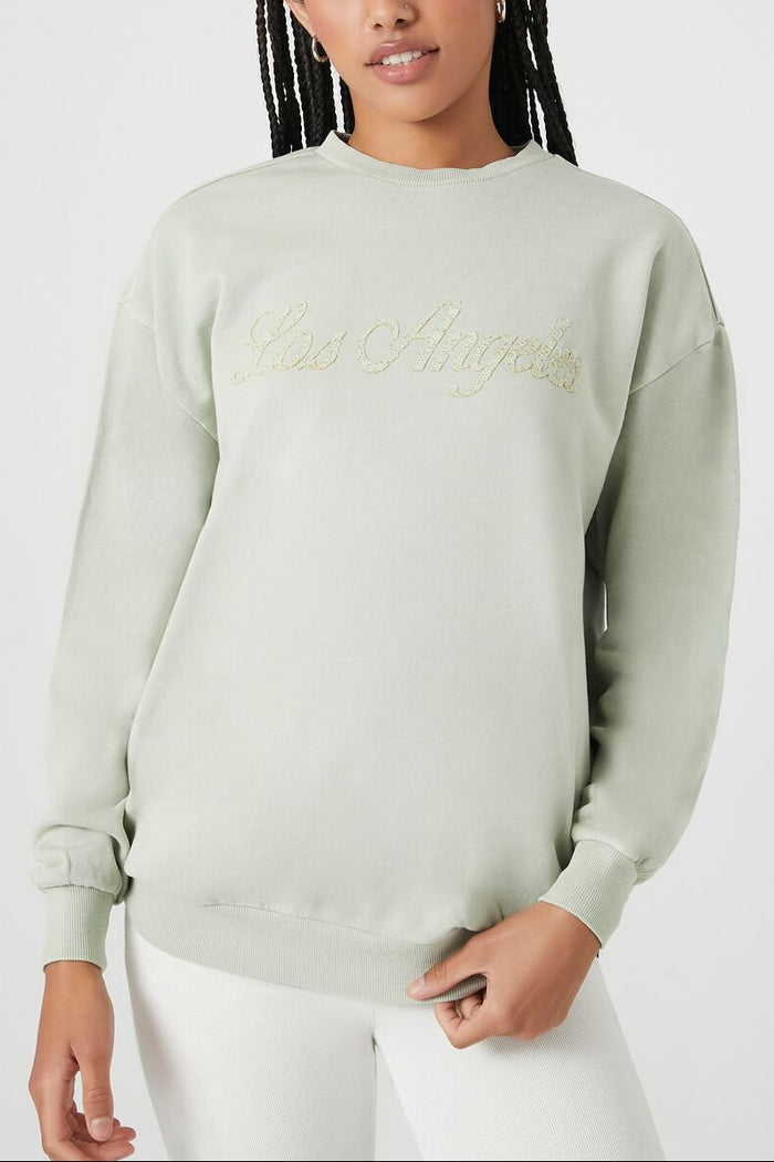 Lace Los Angeles Drop-Sleeve Pullover