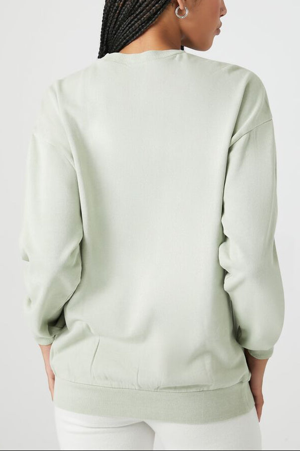 Lace Los Angeles Drop-Sleeve Pullover