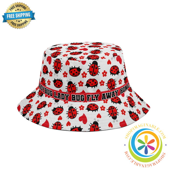 Lady Bug Love Bucket Hat