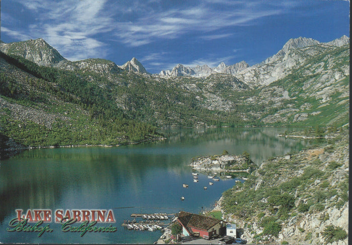 Lake Sabrina Valley Postcard-QTY=50