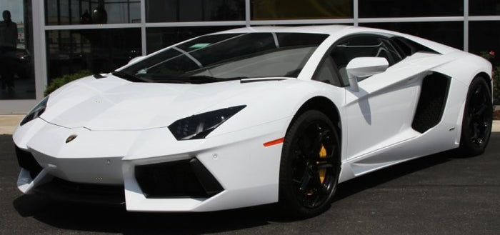 Lamborghini 0060 Bianco Isis Basecoat Clearcoat Quart Complete Paint Kit