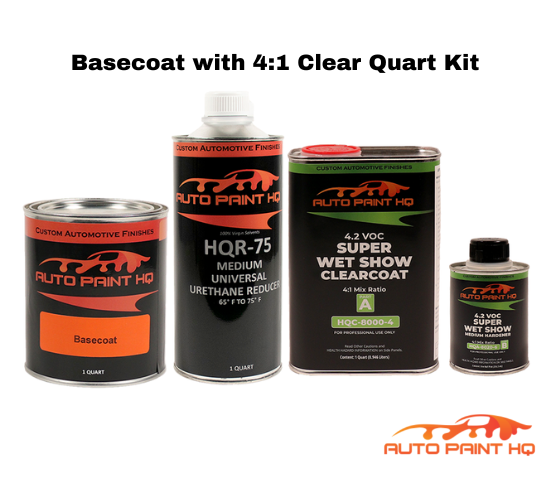 Lamborghini 0061 Viola Ophelia Basecoat Clearcoat Quart Complete Paint Kit