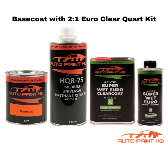 Lamborghini 0061 Viola Ophelia Basecoat Clearcoat Quart Complete Paint Kit