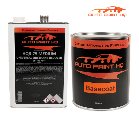 Lamborghini 0070 Millenium Silver Basecoat With Reducer Gallon (Basecoat Only)