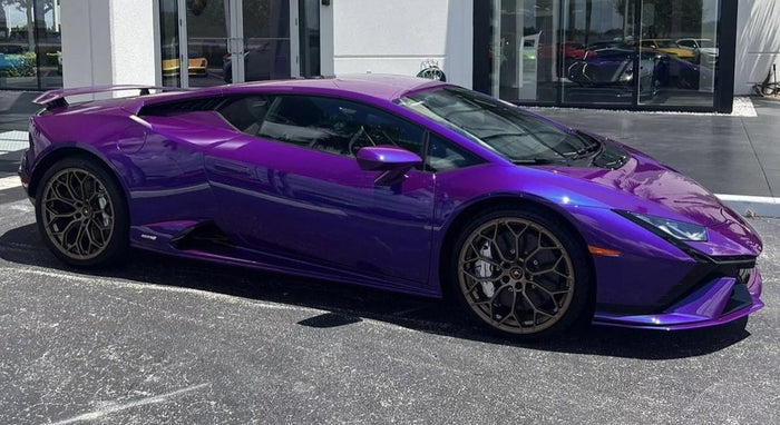 Lamborghini 0329 Viola Mithras Basecoat With Reducer Quart (Basecoat Only) Kit
