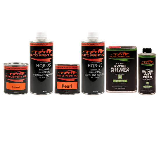 Lamborghini 0359 Viola Cybele Tri-Coat Pearl Basecoat Clearcoat Quart Paint Kit