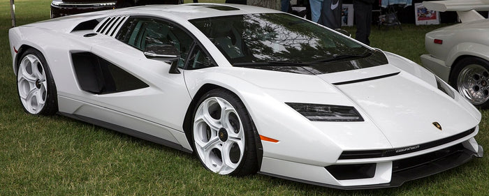 Lamborghini 231023 Impact White Basecoat Clearcoat Quart Complete Paint Kit