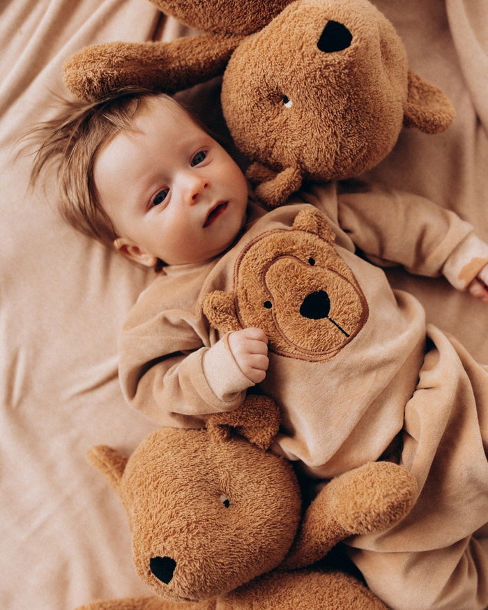 Large Organic Teddy Bear Soft Toy 53cm – Sustainable Cuddly Teddy - Wooly Organic