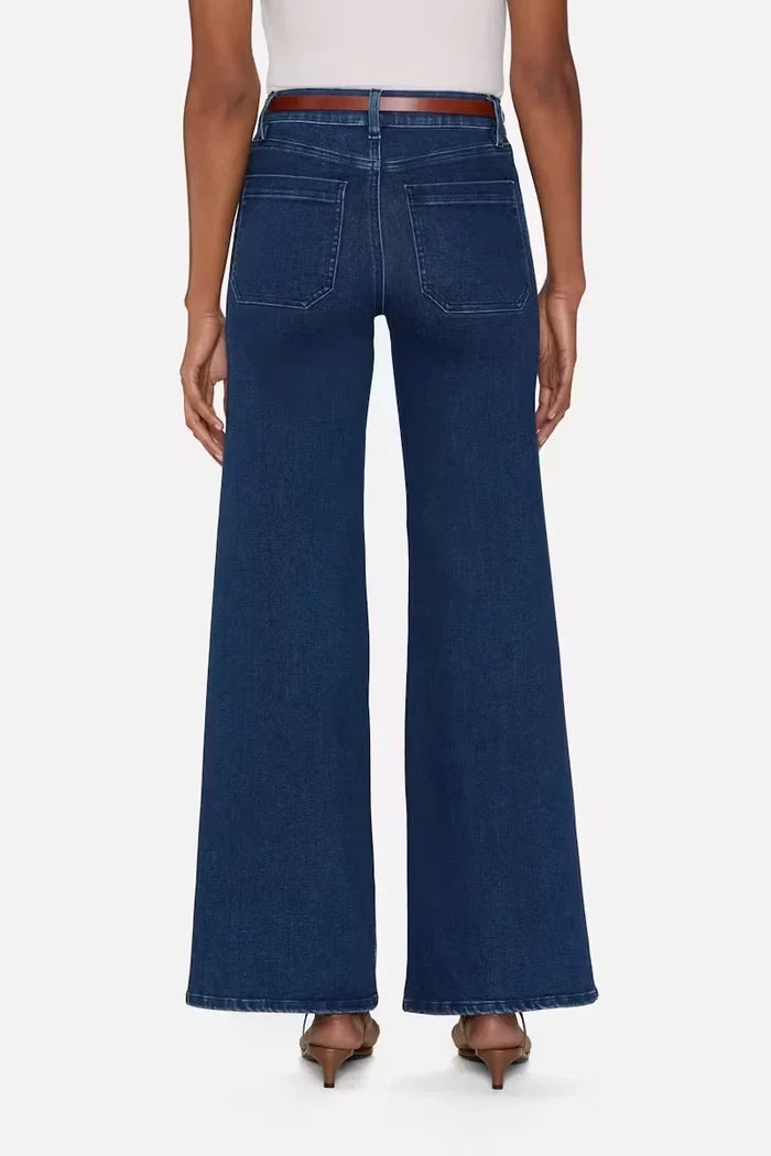 Le Slim Palazzo Modernist Pocket Jeans FRAME