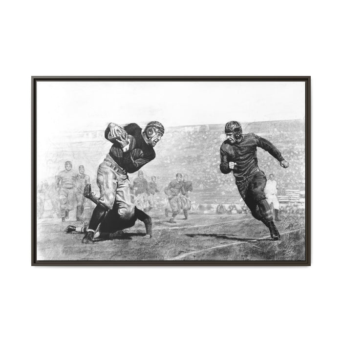 "Leatherheads" Framed Canvas