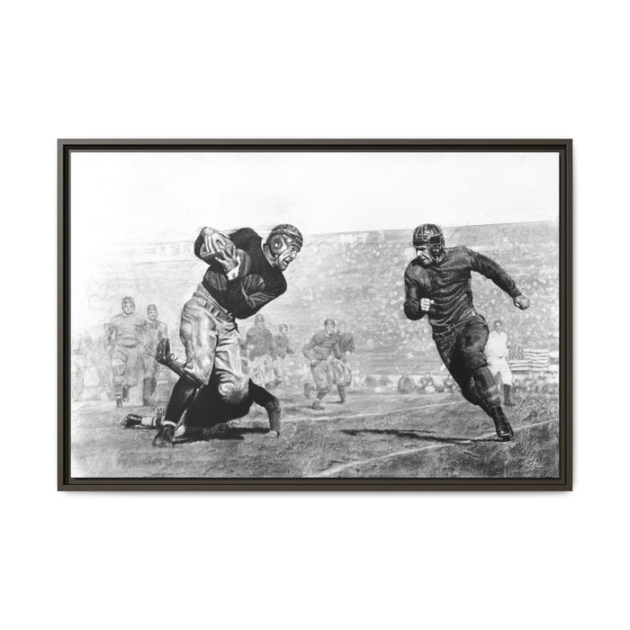 "Leatherheads" Framed Canvas