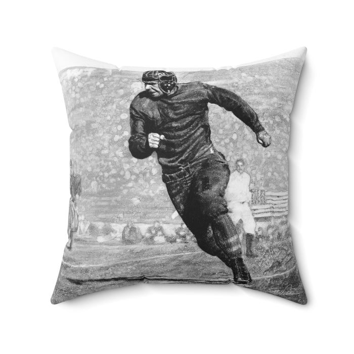 "Leatherheads" Square Pillow.