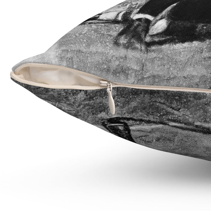 "Leatherheads" Square Pillow.