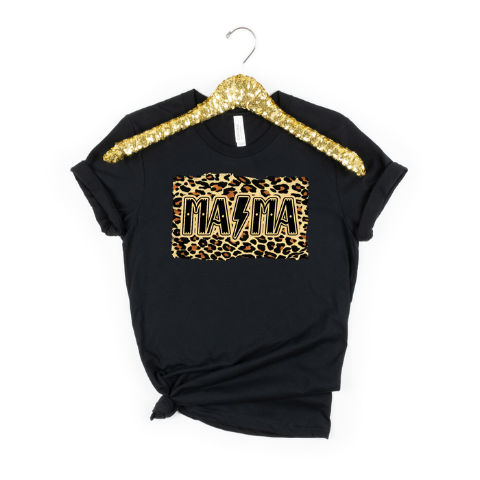 Leopard Mama Short Sleeve Tee T-Shirt