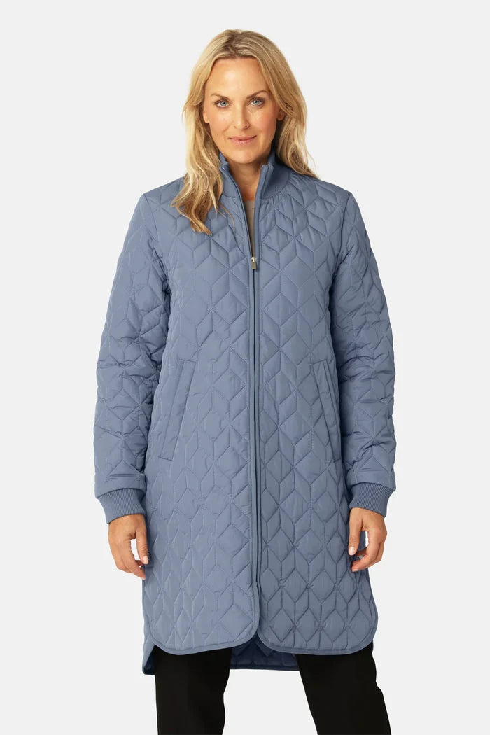 Long Padded Quilt Jacket Jackets & Coats Ilse Jacobsen