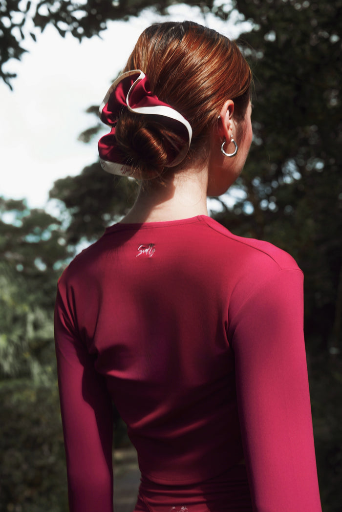 Long Sleeve Bolero | Burgundy