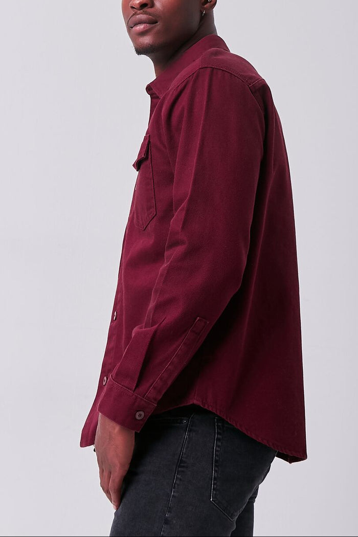 Long Sleeve Dual-Pocket Shirt