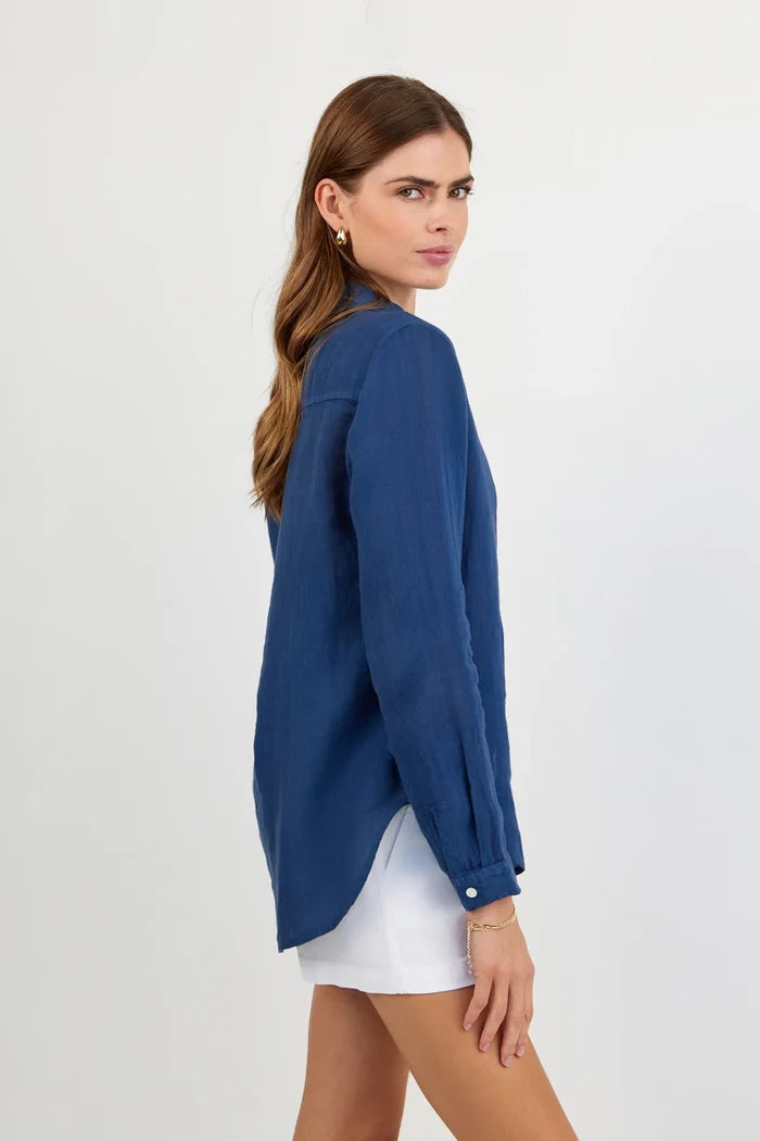 Long Sleeve Pocket Button Down Shirt Tops Bella Dahl
