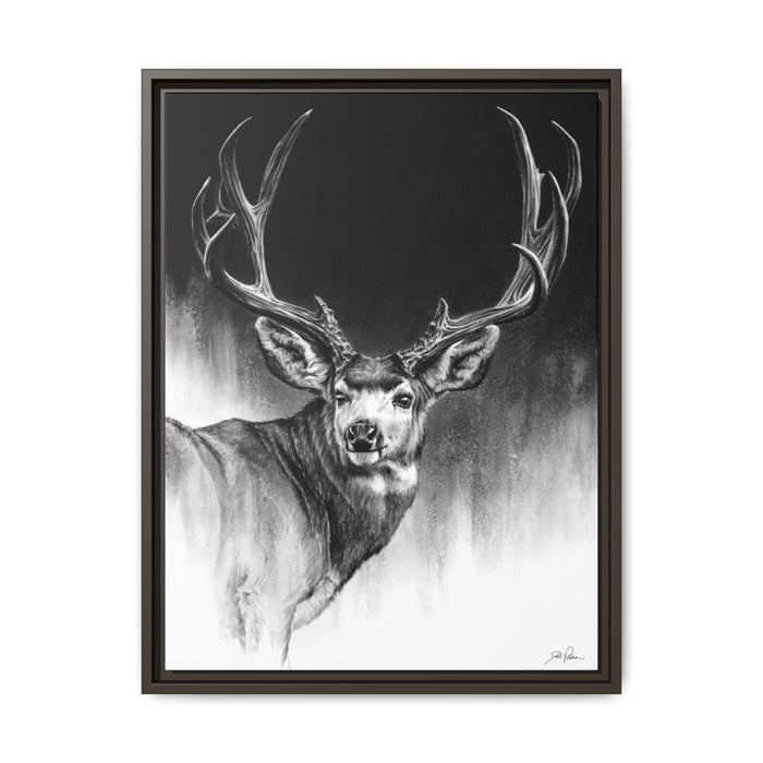 "Looking Back" Framed Canvas