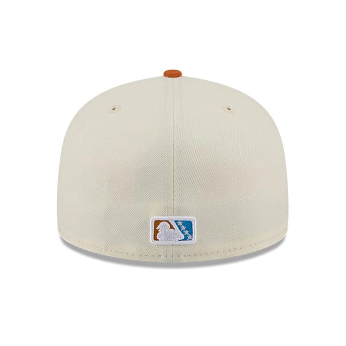 Pictured is this MiLB Theme Night Louisville Bats 59FIFTY Fitted cap in Cream. 6