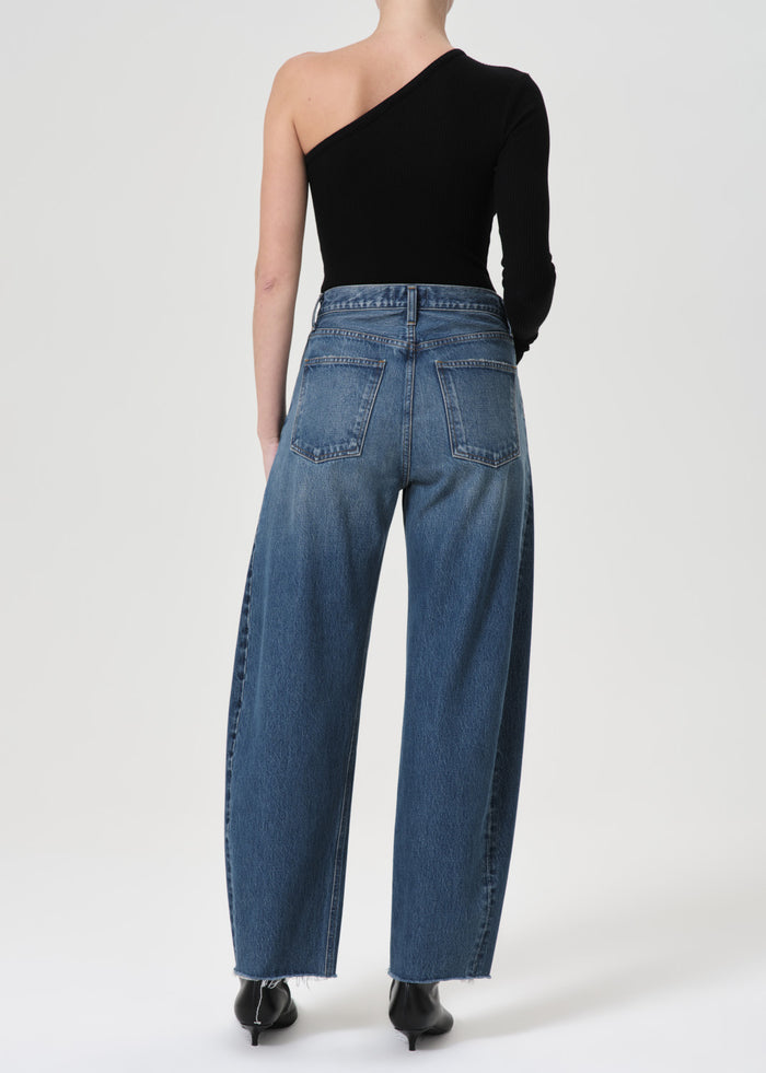Luna High Rise Pieced Taper Jeans AGOLDE