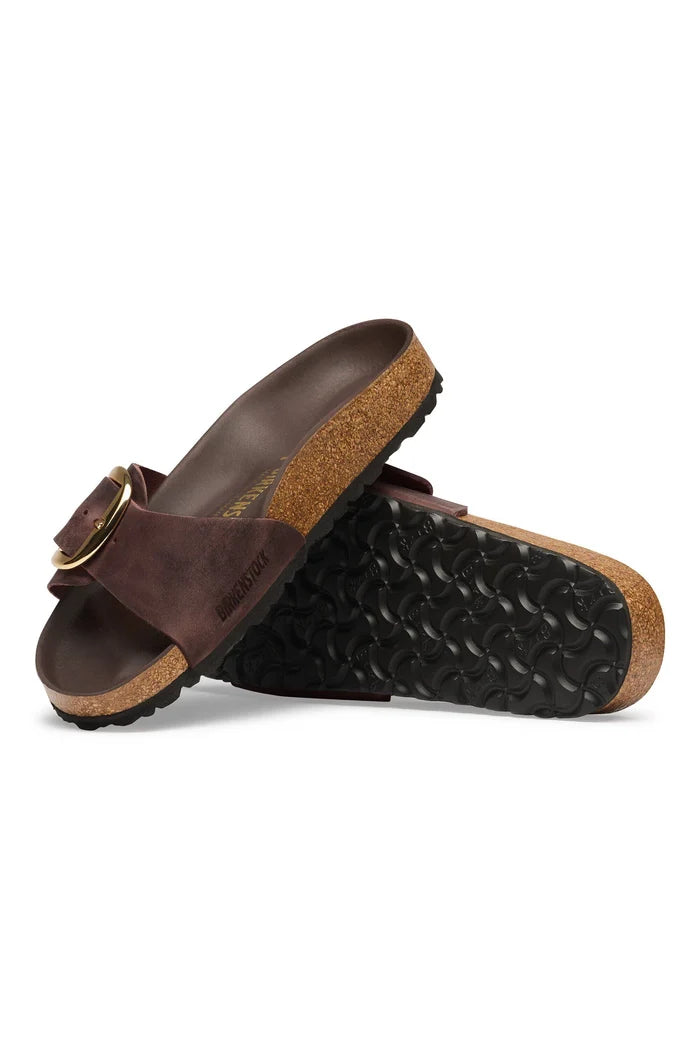 Madrid Big Buckle Natural Leather Oiled Footwear Birkenstock