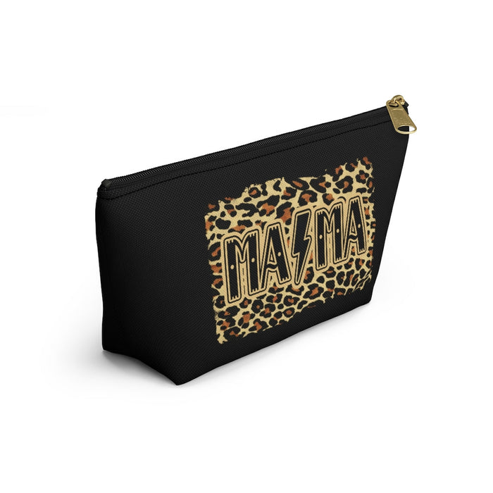 Mama Leopard Accessory Pouch w T-bottom Bags