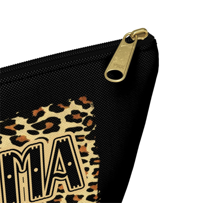 Mama Leopard Accessory Pouch w T-bottom Bags