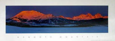 Mammoth Lakes Winter Poster