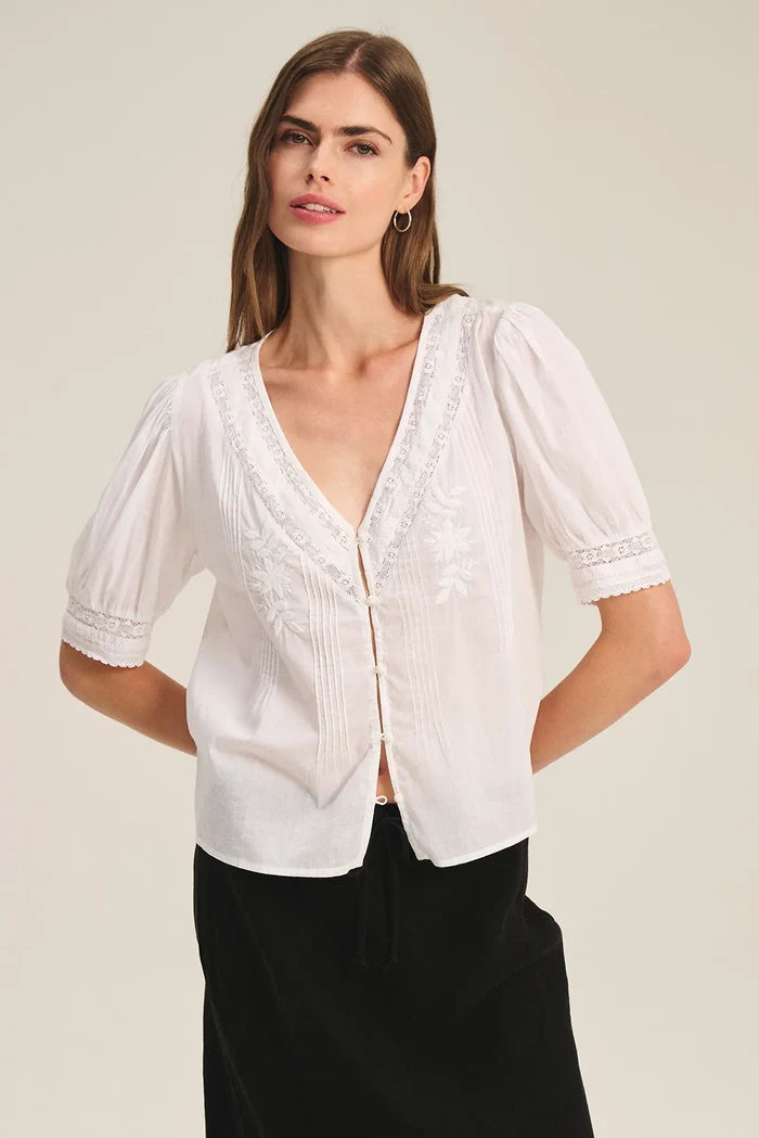 Mavis Top Shirts & Tops Velvet by Graham & Spencer