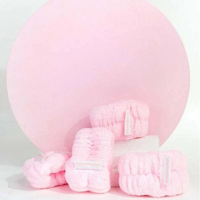 Microfibre Wrist Wash Bands for Face Washing -  2pairs