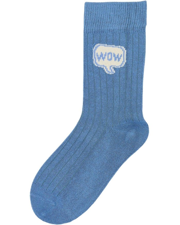 MiniPop Bamboo Socks 3 Pack – Blue Mix Kids Socks - MiniPop