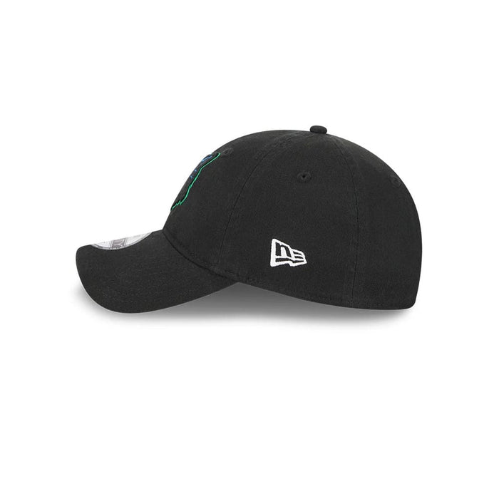 Pictured is this NBA Classic Minnesota Timberwolves 9TWENTY Adjustable cap in black. 4