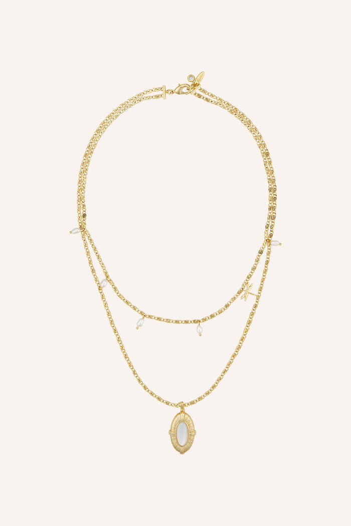 Mirae Necklace in Pearl