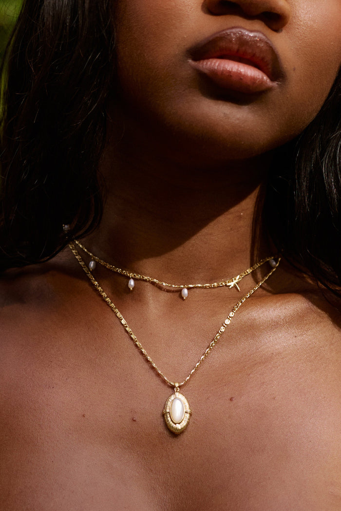 Mirae Necklace in Pearl