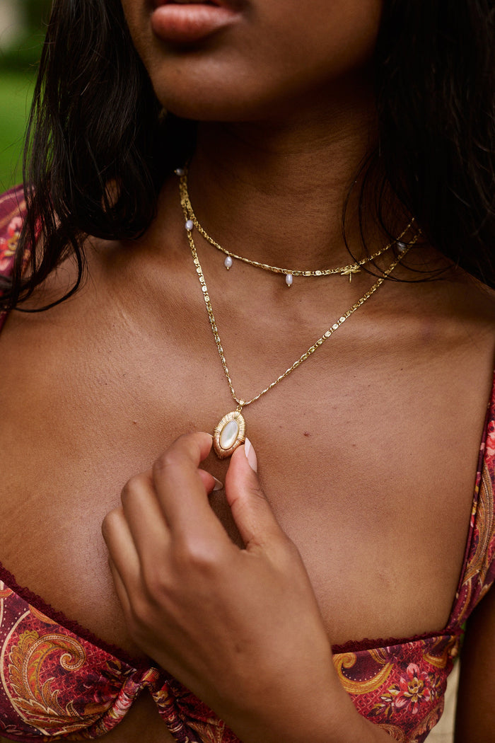 Mirae Necklace in Pearl