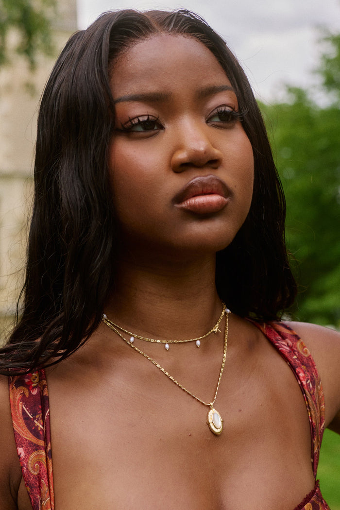 Mirae Necklace in Pearl