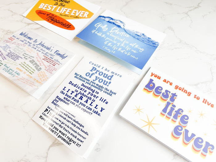 Mixed Baptism 4 x 6 Greeting Card - GINGERS