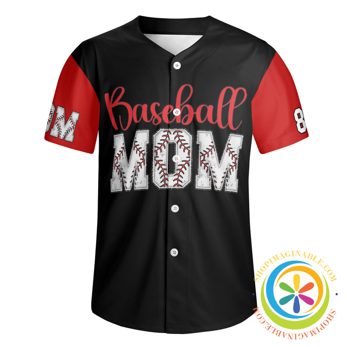 Mom Unisex Baseball Jersey