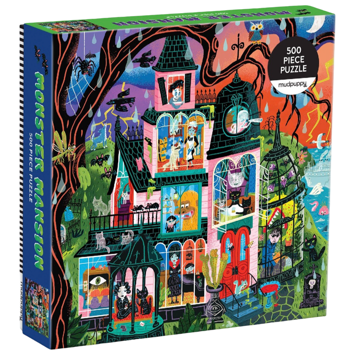 Monster Mansion 500-piece family Halloween puzzle