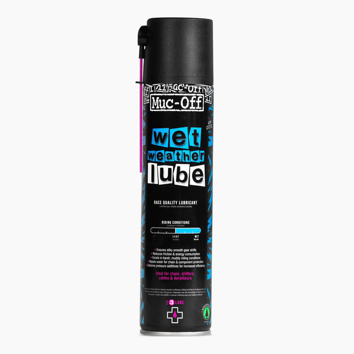 MUC-OFF BIKE WET LUBE CHAIN AEROSOL (400ML)