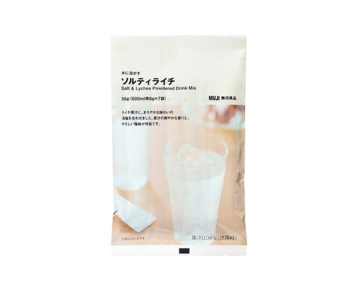 Muji Salt & Lychee Powdered Drink Mix