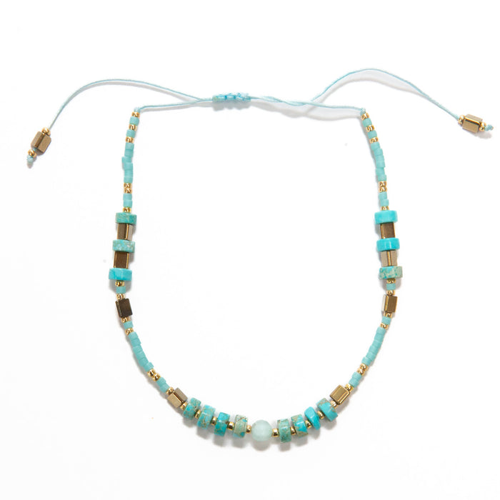 Natural Stone Beaded Bracelet