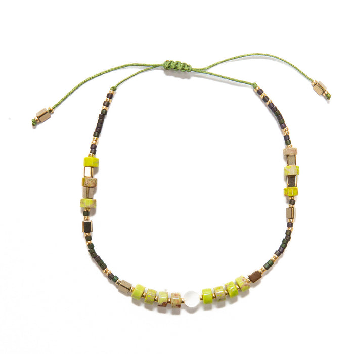 Natural Stone Beaded Bracelet