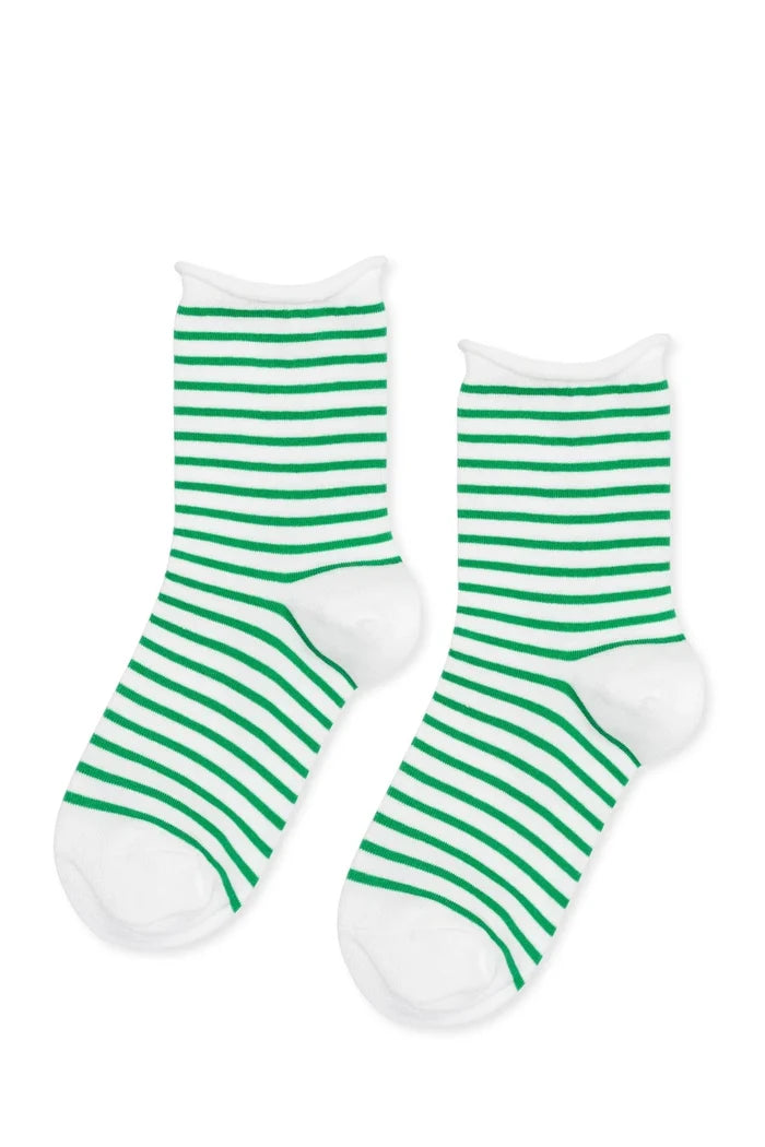 Nautical Stripe Crew Sock Accessories Hansel from Basel
