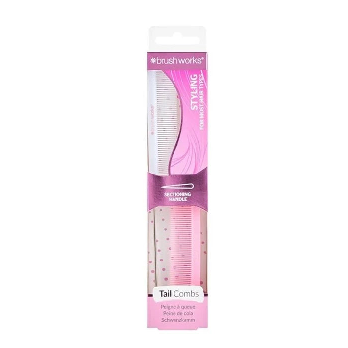 Needle Tail Hair Combs for Parting & Backcombing - 2pcs