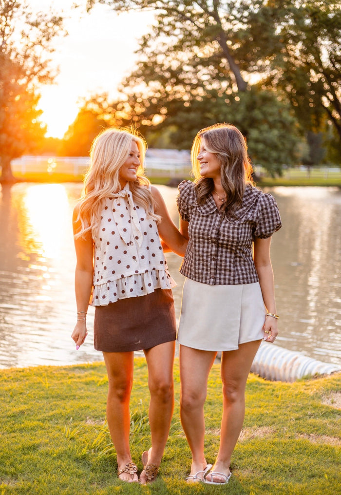 NELLI POLKA DOT TOP