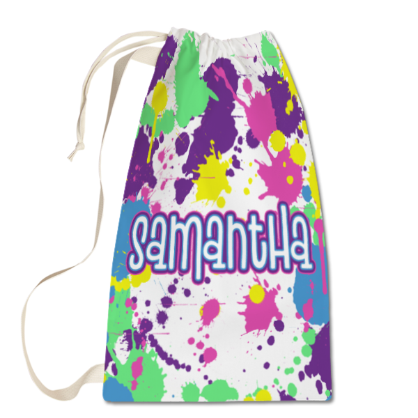 Neon Splatter Laundry Bag Large