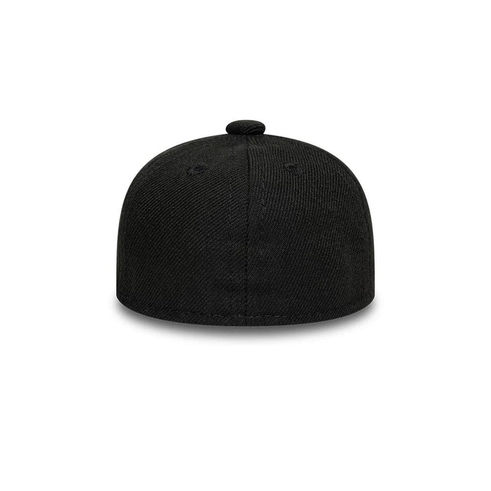 Pictured is this New Era Flag Logo Mini 59FIFTY Fitted cap in black. 4