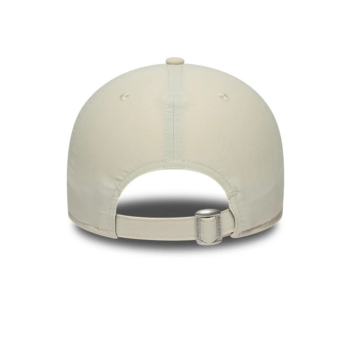 Pictured is this New Era Mini Logo Recycled 9FORTY cap in light beige. 6